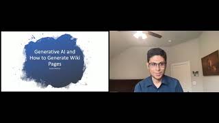 Intro to Generative AI and Generating Wiki Pages Information