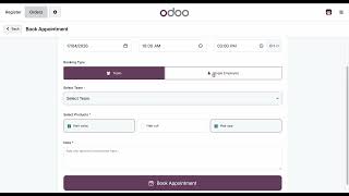 POS - Appointment Management System Odoo