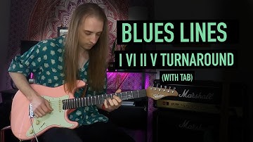 Blues in A with I VI II V turnaround