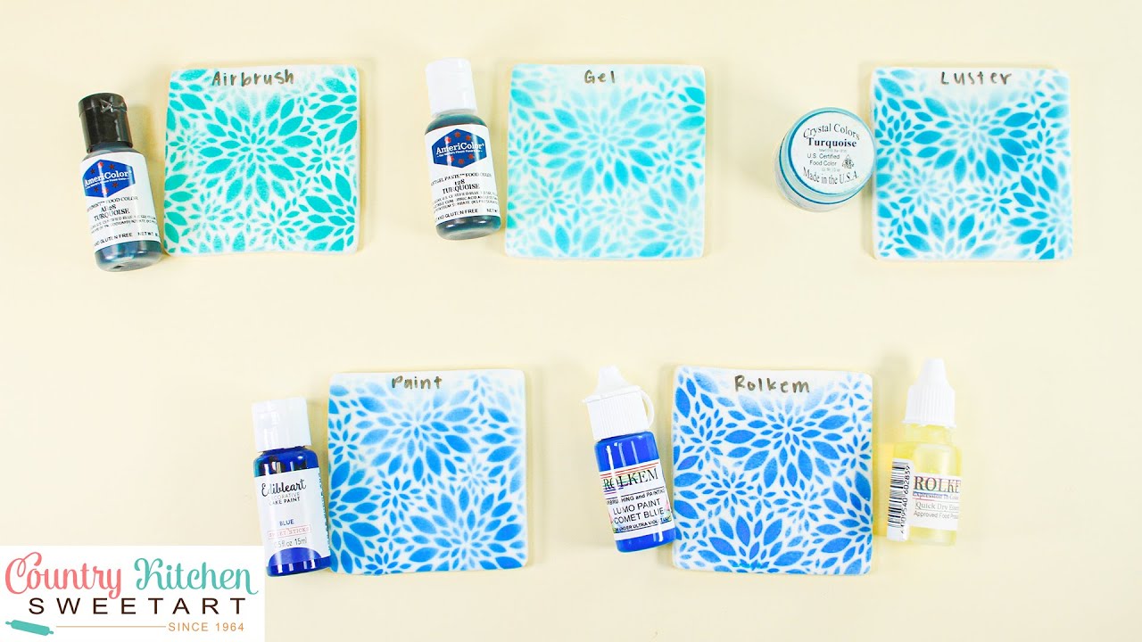 How to Make Your Own Airbrush Colors Luster Dust, Gel Food Color