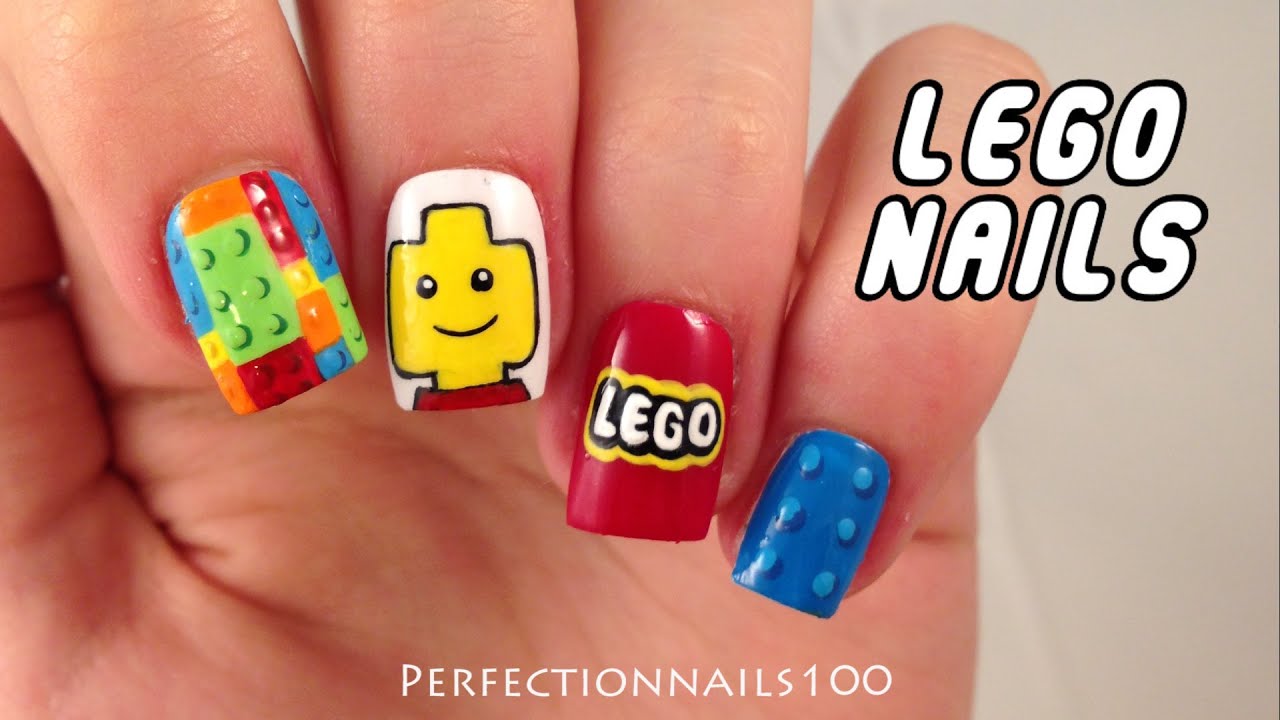 Full Step By Step Tutorial Lego Nails YouTube