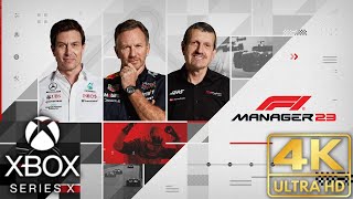 F1 Manager 2023 Gameplay | Xbox Series X|S | 4K HDR (No Commentary Gaming)
