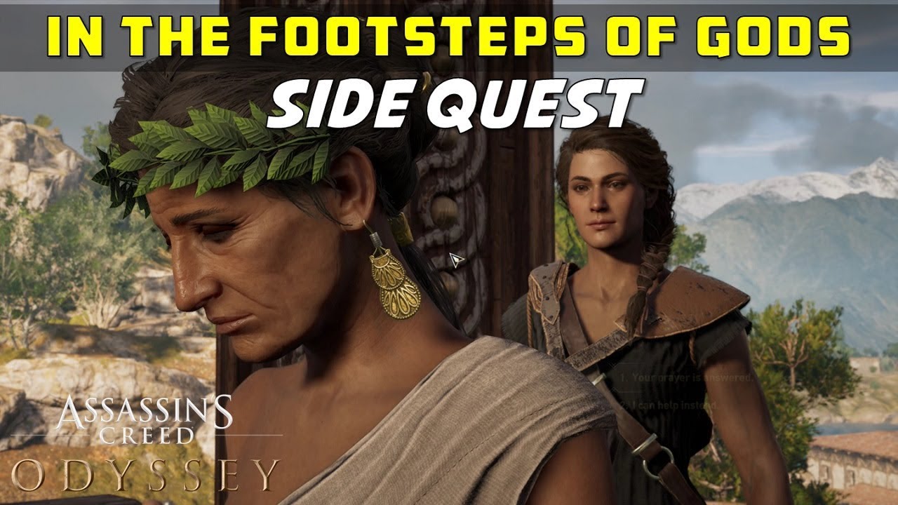 In the footsteps of Gods - Side Quest (Get the spear from Melissani