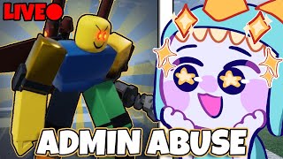 LIVE 🔴 NOOB EXPERIMENT WARZONE ADMIN ABUSE