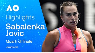 Sabalenka Non Lascia Scampo A Iva Jovic E Procede Spedita Highlights Australian Open 2026