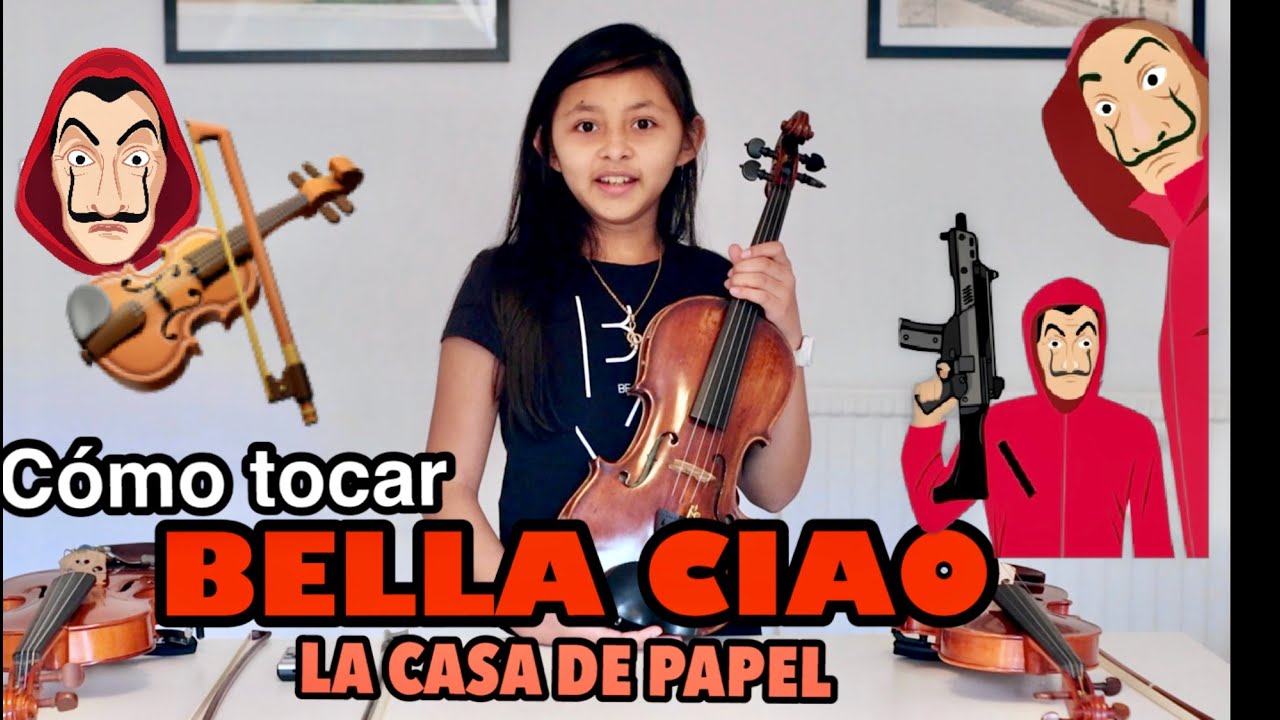 CÓMO TOCAR BELLA CIAO EN VIOLÍN  (La Casa de Papel) - TUTORIAL