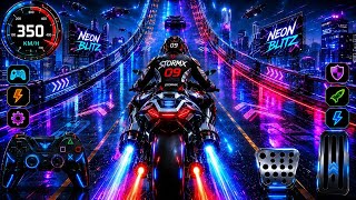 🔥 GT Bike Racing 2026 | 350 KM/H Extreme Speed Challenge 😱 Neon Blitz Highway Gameplay screenshot 1