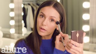 Nina Dobrev's 10 Minute Routine for Thick Brows \& Plump Skin | Allure