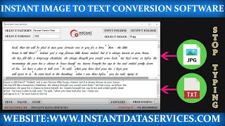 IMAGE TO TEXT CONVERTER SOFTWARE | IMAGE TO TEXT I INSTANT IMAGE TO TEXT | DATA ENTRY IMAGE TO TEXT screenshot 5