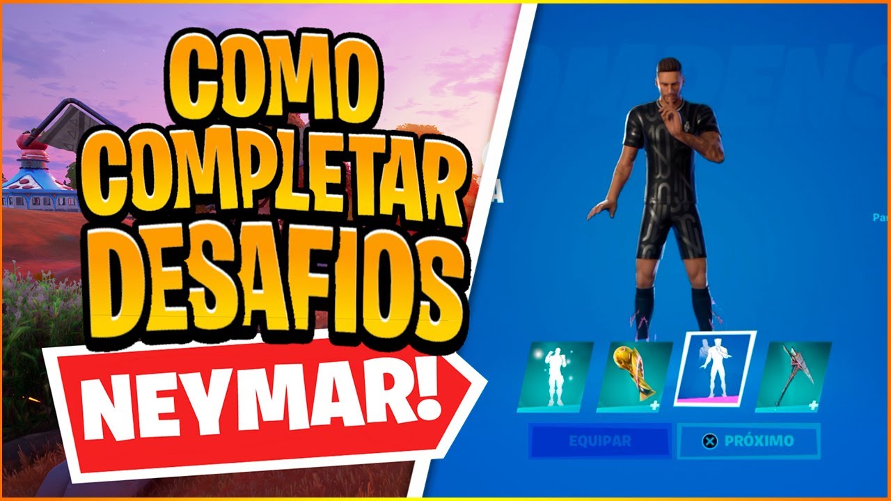 Conta fortnite com 1000 v-bucks Neymar, - Fortnite - Contas