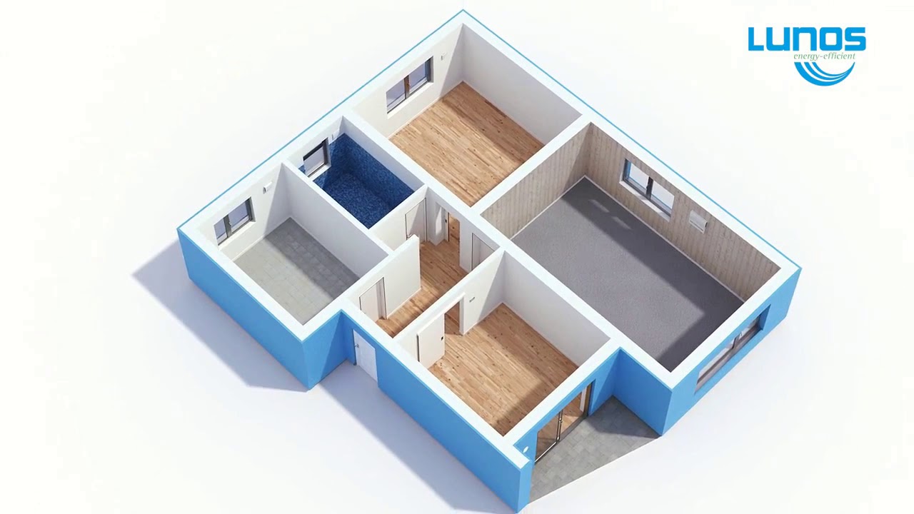 Lunos e² - smallest heat recovery ventilation units | Partel