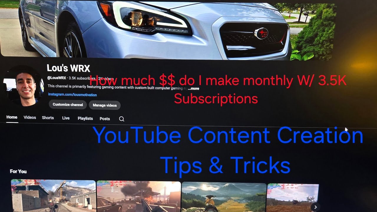YouTube Channel Tips &amp; Tricks How To Get Started &amp; Maintain A Channel ...