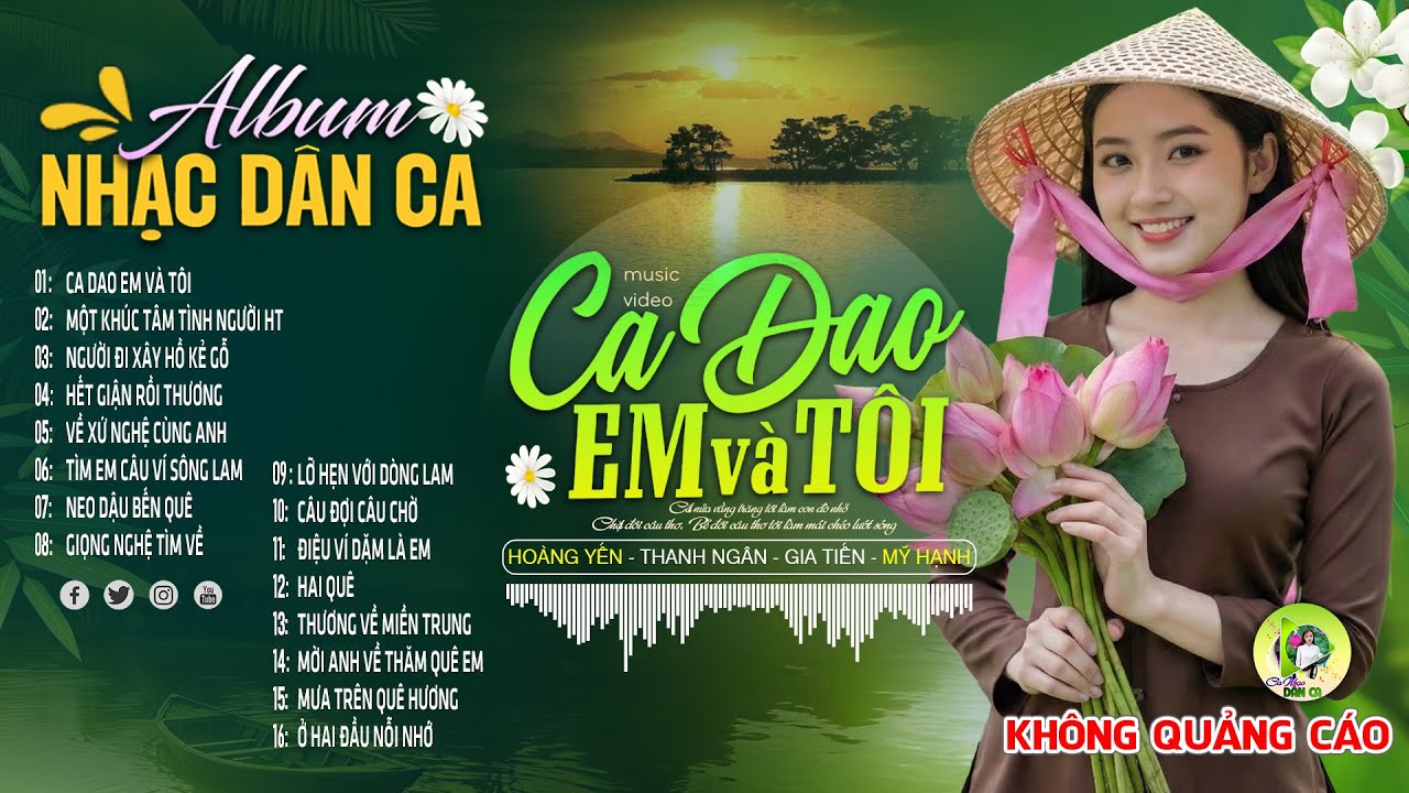 CA DAO EM VÀ TÔI | LK Dân Ca Xứ Nghệ Hay SAY ĐẮM LÒNG NGƯỜI - Nhạc Đồng Quê Remix Vừa Ra Lò CỰC NGỌT