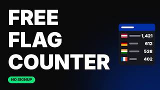 Free Flag Counter Widget for Any Website — No Signup