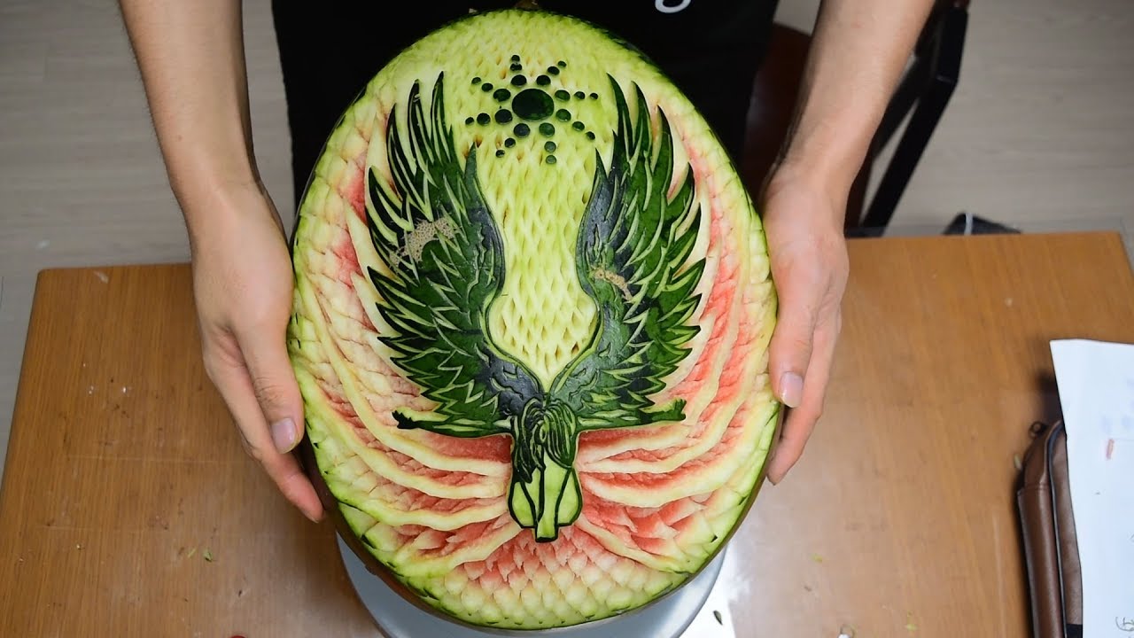 How to make 'an Angel' Watermelon Carving / FCL Team YouTube