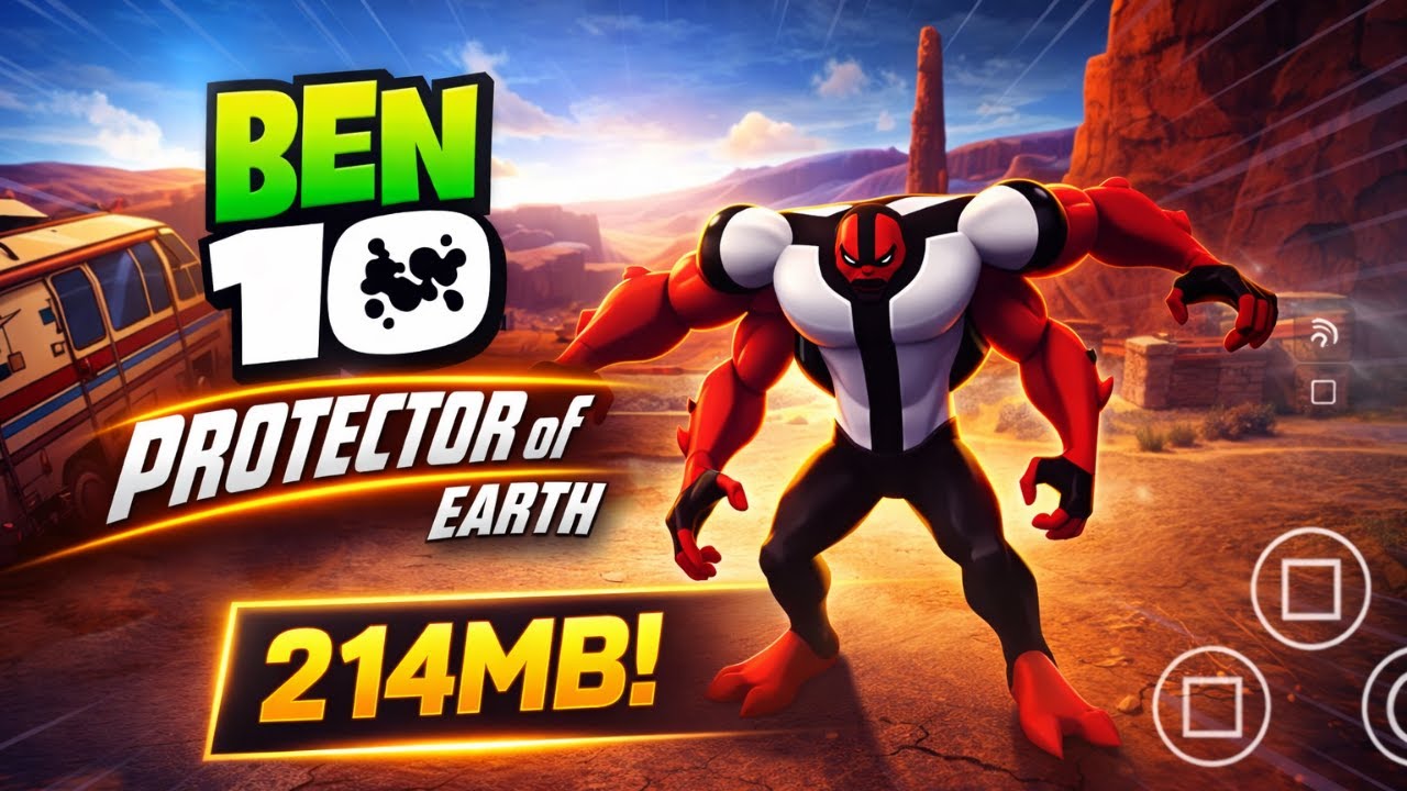 Install & Play Ben 10 Protector Of Earth PPSSPP On