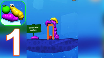 Slug Gameplay Walkthrough Part 1 Level 1-20 (IOS/Android)