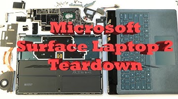Microsoft Surface Laptop 2 Full Disassembly Teardown Guide