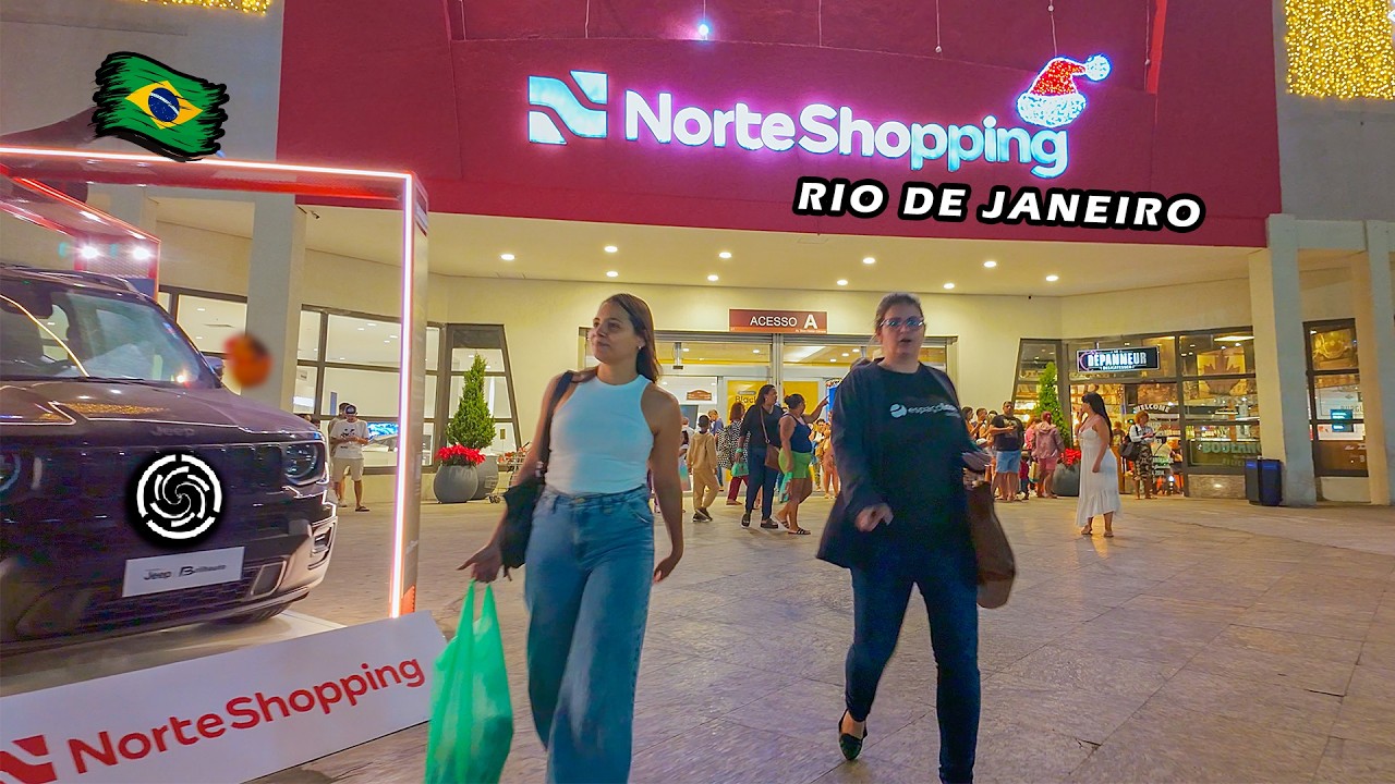 Walking in NORTE SHOPPING 🇧🇷 Brazil, Rio de Janeiro — 2024 【 4K UHD 】 norteshopping