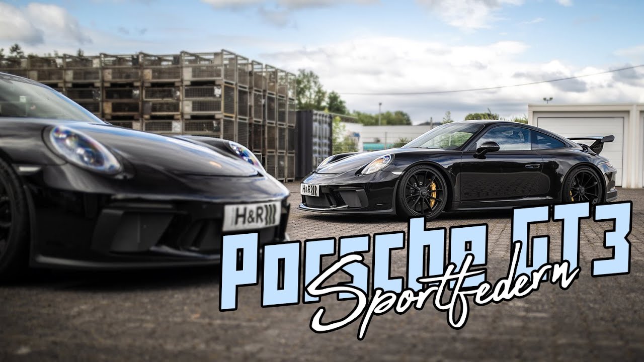 Porsche Gt3 991 2 Sportfedern H R Youtube