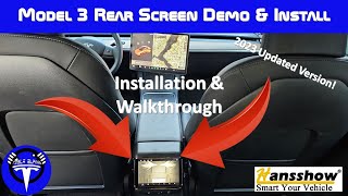 Transform Your Tesla Model 3 with Rear Screen Magic