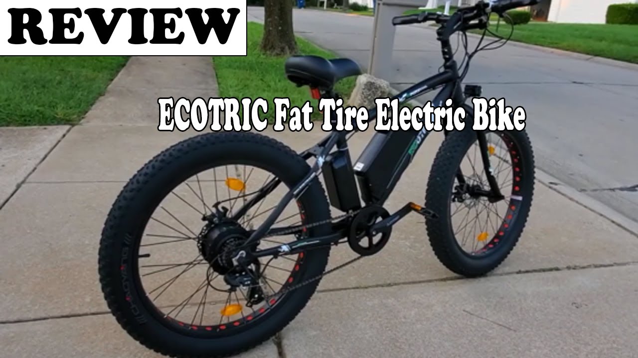 ECOTRIC Fat Tire Electric Bike - Review 2020