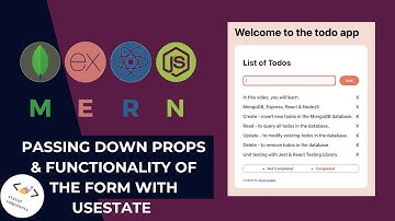 4. Pass Down Props & Form Functionality With React useState #react