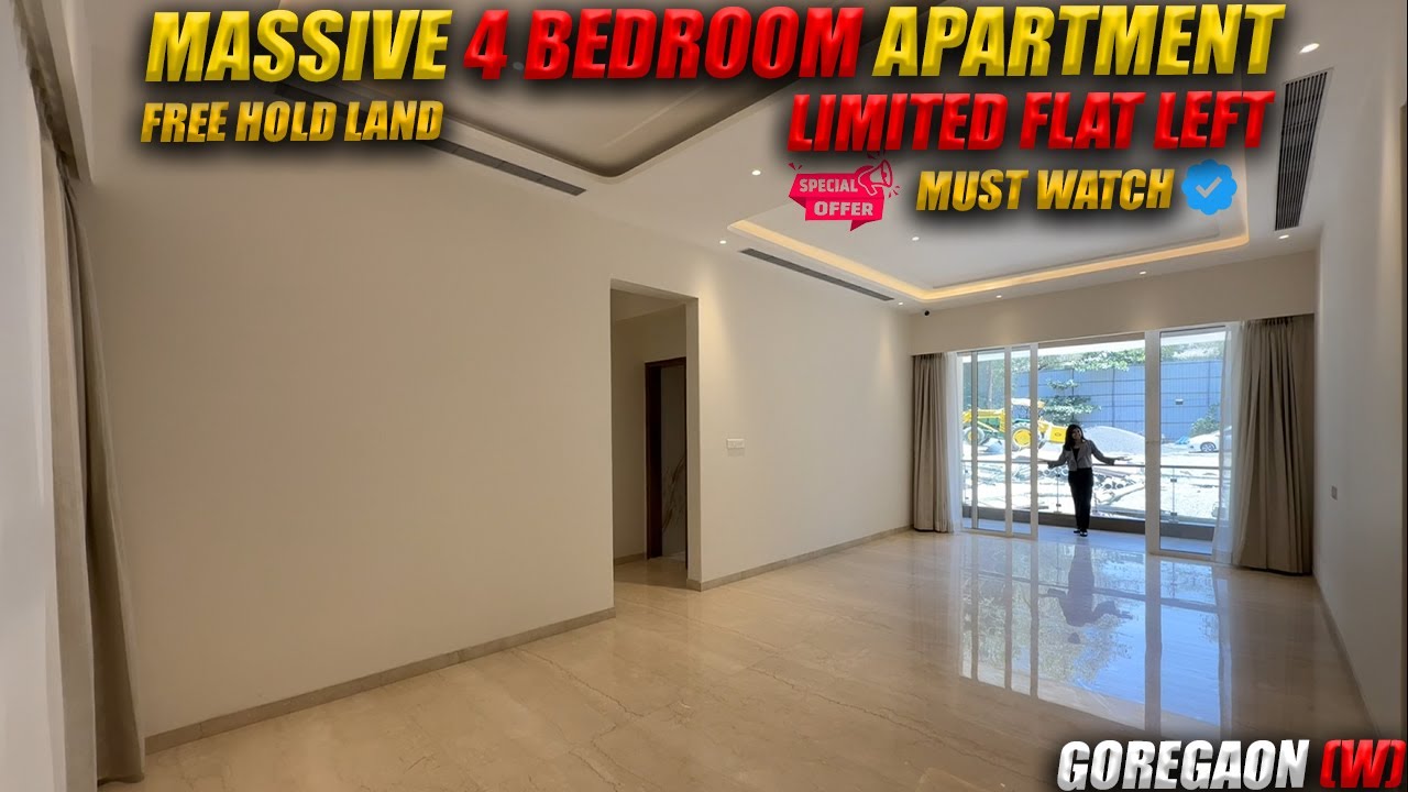 4 bhk | Nearing Possession flat in Goregaon west | for sale | near goregaon station | 80% sold out