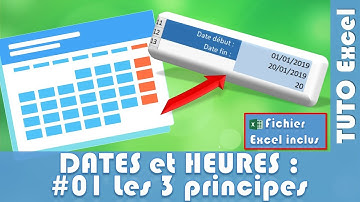 Dates et heures sur Excel : #01 Les 3 notions fondamentales