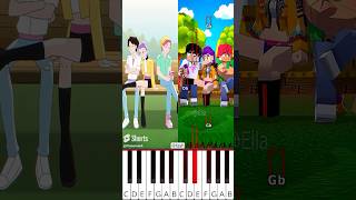 Rumi x Jinu x Abby Fail in Love 2d vs 3d | Kpop Demon Hunters (@fash) - Octave Piano Tutorial
