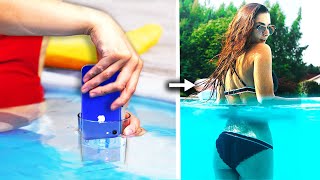 Discover cool diy photo hacks! learn how to take pictures underwater,
make a and interesting panorama improve your photos by using thes...