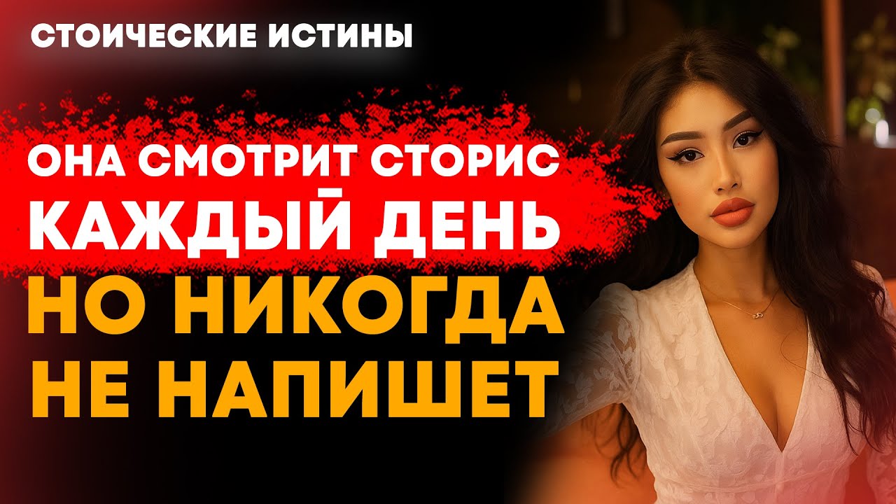 Смотрит Профиль, Думает О Тебе, Но Не Пишет Первой — Вот Почему / СТОИЦИЗМ И ОТНОШЕНИЯ