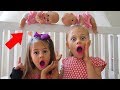 😱SPYING on Our Baby Doll Twins⁉️ 🕵️‍♀️ Getting Into Double Trouble During Babysitting‼️😬