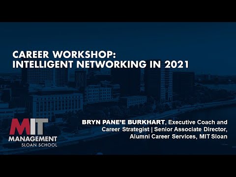 Career Workshop Intelligent Networking in 2021 with Bryn Pane'e Burkhart