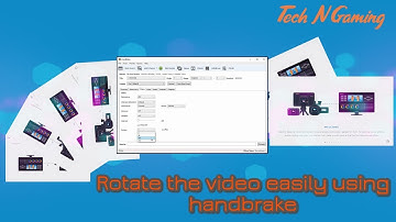 How to Rotate a video that is upside down using Handbrake | Flip a video in 2 Minutes