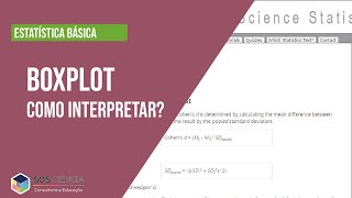 Estatística Básica| Como interpretar um gráfico de BOXPLOT