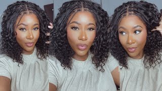 6x4 14in Boho Braided Bob Human Hair Wig | Kisslove Hair