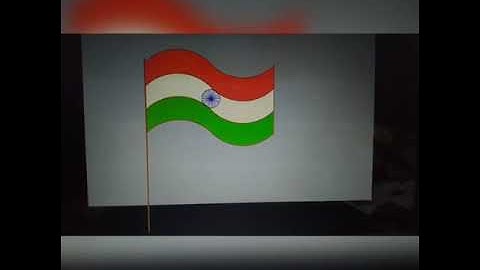 Waving Indian Flag using C++/C language