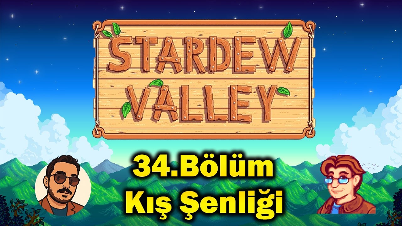 Kış Şenliği... | Stardew Valley Türkçe  - 34.Bölüm