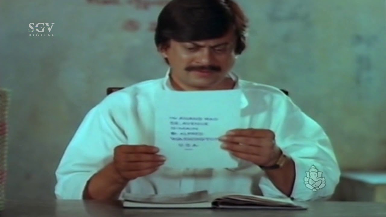 kannada movies near me Ananthnag reading Shruthi Personal Diary | Gowri Ganesha Kannada Movie | Kannada Best Videos