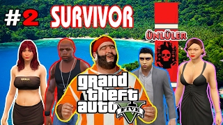GTA 5 SURVIVOR MODU BÖLÜM 2 - ÜNLÜLERİN ADA YAŞANTISI!