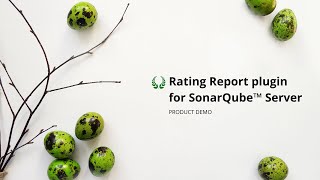 Product Demo Rating Report Plugin For Sonarqube Server