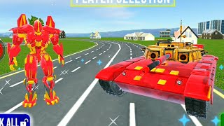 Robot Perang Dinosaurus Berubah Jadi Tank Tempur | Game Robot Tank Mobil : Game Robot Dino #2 screenshot 2