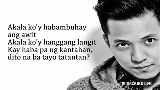 Hanggang Dito Na Lang - TJ Monterde (Acoustic Cover) LYRICS