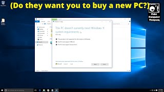 Are the Windows 11 system requirements are an absolute scam?