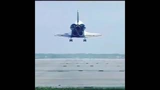 Space shuttle making its way to land shorts