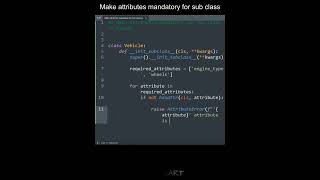 Make attributes mandatory for sub class in Python | Python Examples | Python Coding Tutorial