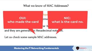 17. What are MAC Addresses || Mastering the IT Networking Fundamentals || Skilled Animator