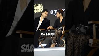 Samantha \u0026 Varun Dhawan at Honey Bunny trailer launch #honeybunny #citadel #samantharuthprabhu