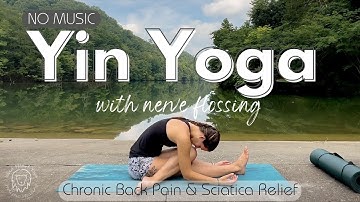 Gentle Yoga with Nerve Flossing for Chronic Back Pain & Sciatica (NO MUSIC)